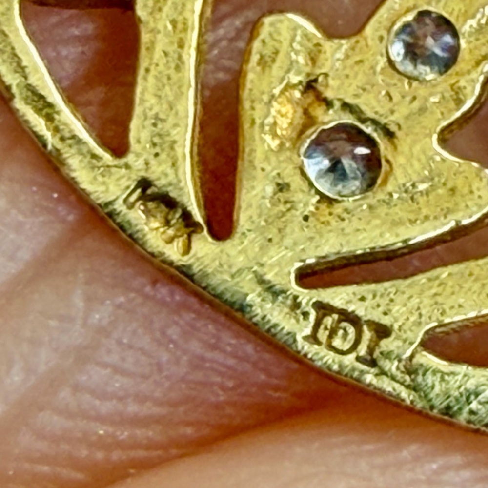 14 karat gold and diamond necklace - Picture 3 of 9